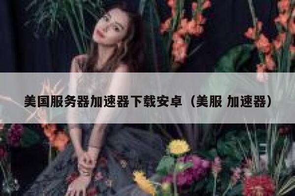 美国服务器加速器下载安卓（美服 加速器） 第1张