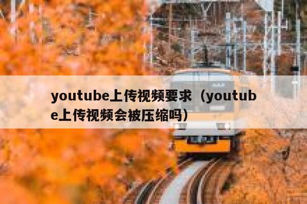 youtube上传视频要求（youtube上传视频会被压缩吗） 第1张