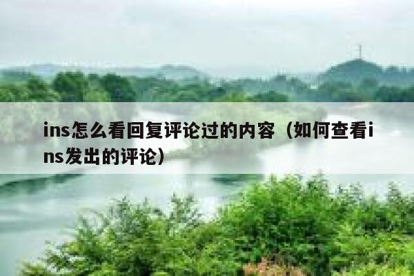 ins怎么看回复评论过的内容（如何查看ins发出的评论） 第1张