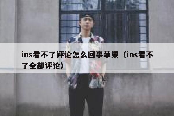 ins看不了评论怎么回事苹果（ins看不了全部评论） 第1张
