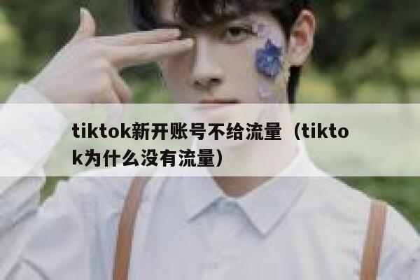tiktok新开账号不给流量（tiktok为什么没有流量） 第1张
