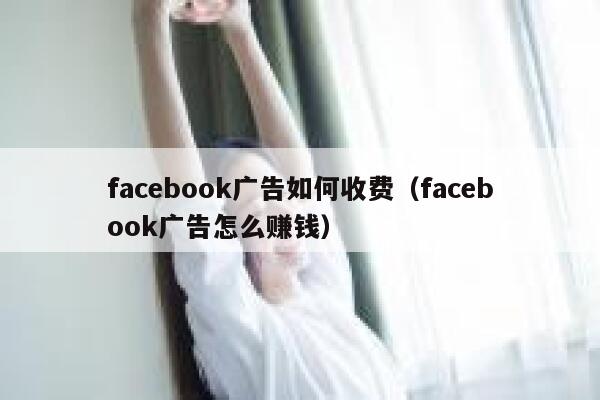 facebook广告如何收费（facebook广告怎么赚钱） 第1张