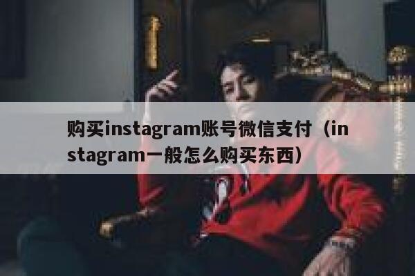 购买instagram账号微信支付（instagram一般怎么购买东西） 第1张