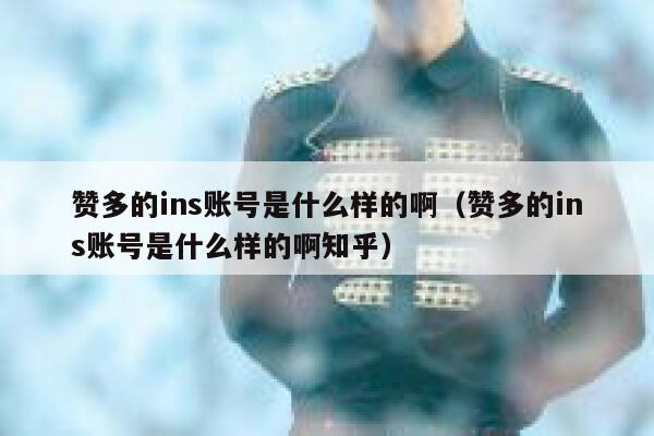 赞多的ins账号是什么样的啊（赞多的ins账号是什么样的啊知乎） 第1张