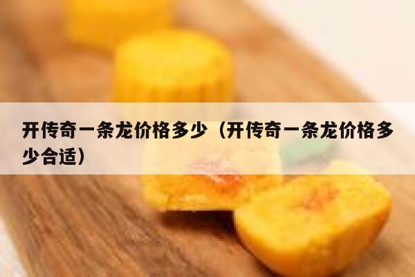开传奇一条龙价格多少（开传奇一条龙价格多少合适） 第1张
