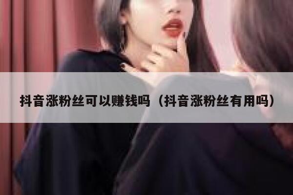 抖音涨粉丝可以赚钱吗（抖音涨粉丝有用吗） 第1张