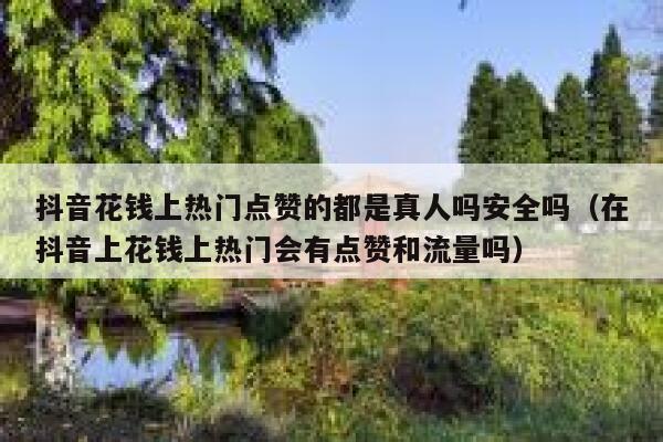 抖音花钱上热门点赞的都是真人吗安全吗（在抖音上花钱上热门会有点赞和流量吗） 第1张