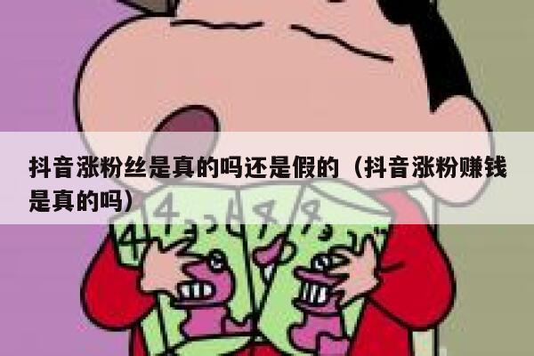 抖音涨粉丝是真的吗还是假的（抖音涨粉赚钱是真的吗） 第1张