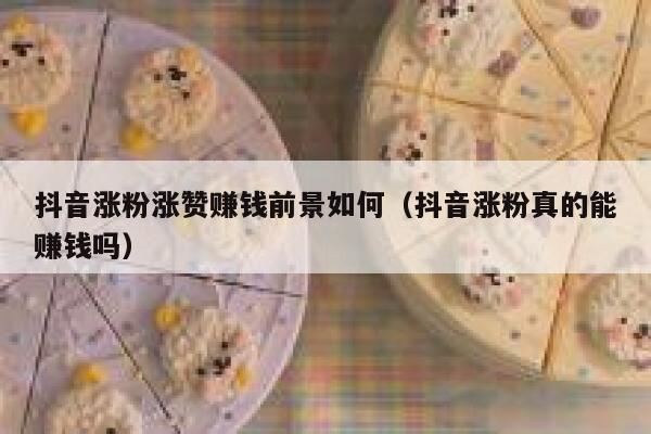 抖音涨粉涨赞赚钱前景如何（抖音涨粉真的能赚钱吗） 第1张