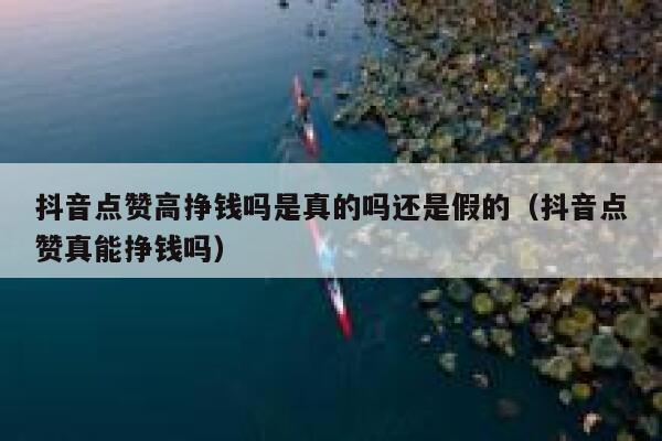 抖音点赞高挣钱吗是真的吗还是假的（抖音点赞真能挣钱吗） 第1张