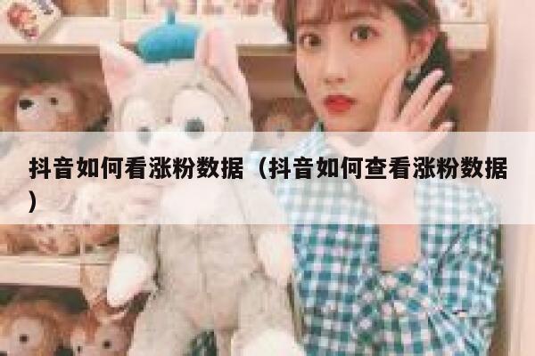 抖音如何看涨粉数据（抖音如何查看涨粉数据） 第1张