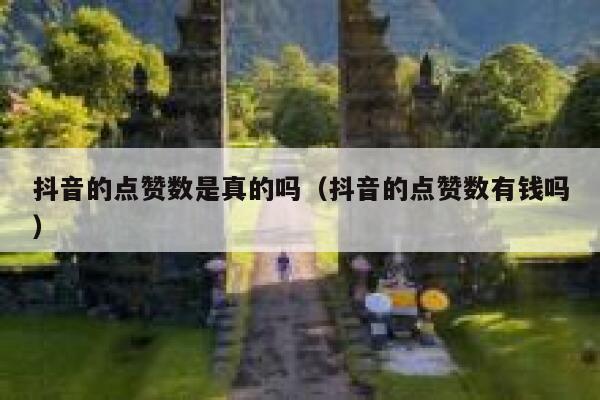 抖音的点赞数是真的吗（抖音的点赞数有钱吗） 第1张
