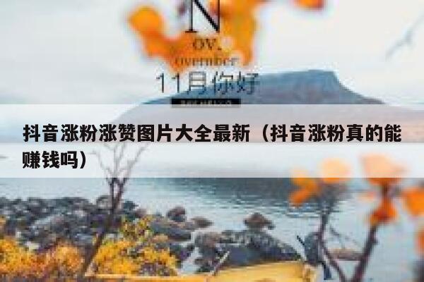 抖音涨粉涨赞图片大全最新（抖音涨粉真的能赚钱吗） 第1张