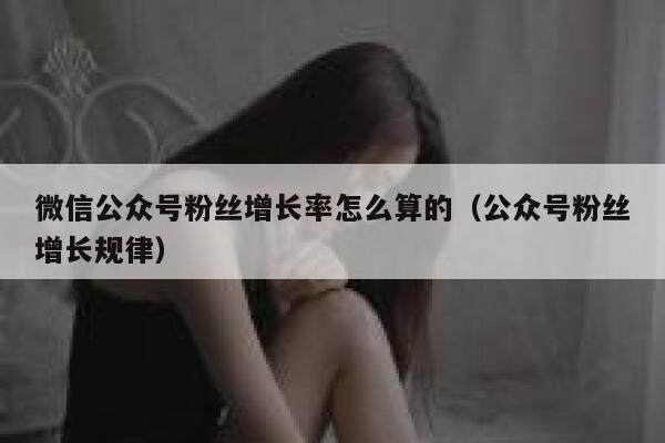 微信公众号粉丝增长率怎么算的（公众号粉丝增长规律） 第1张