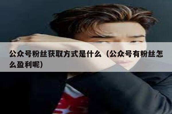 公众号粉丝获取方式是什么（公众号有粉丝怎么盈利呢） 第1张