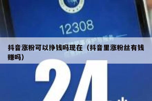 抖音涨粉可以挣钱吗现在(抖音里涨粉丝有钱赚吗) 第1张 抖音涨粉可以挣钱吗现在(抖音里涨粉丝有钱赚吗) 第1张