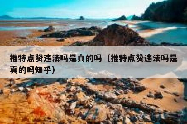 推特点赞违法吗是真的吗（推特点赞违法吗是真的吗知乎） 第1张