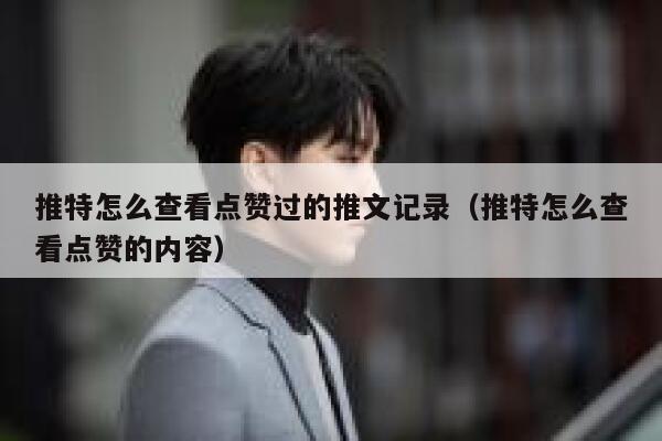 推特怎么查看点赞过的推文记录（推特怎么查看点赞的内容） 第1张
