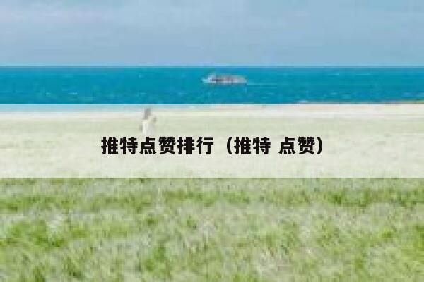 推特点赞排行（推特 点赞） 第1张