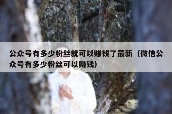 公众号有多少粉丝就可以赚钱了最新（微信公众号有多少粉丝可以赚钱） 第1张