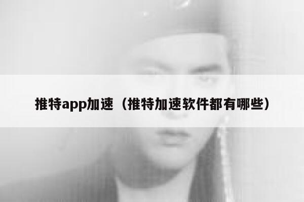 推特app加速（推特加速软件都有哪些） 第1张