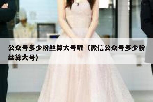 公众号多少粉丝算大号呢（微信公众号多少粉丝算大号） 第1张