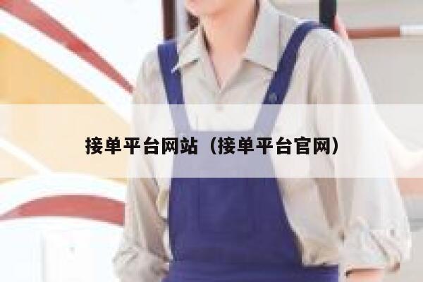 接单平台网站（接单平台官网） 第1张
