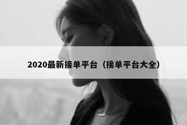 2020最新接单平台（接单平台大全） 第1张