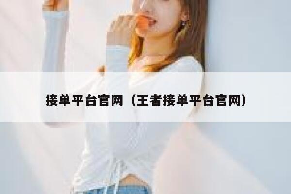 接单平台官网（王者接单平台官网） 第1张