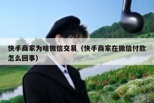 快手商家为啥微信交易（快手商家在微信付款怎么回事） 第1张