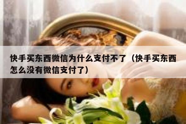 快手买东西微信为什么支付不了（快手买东西怎么没有微信支付了） 第1张
