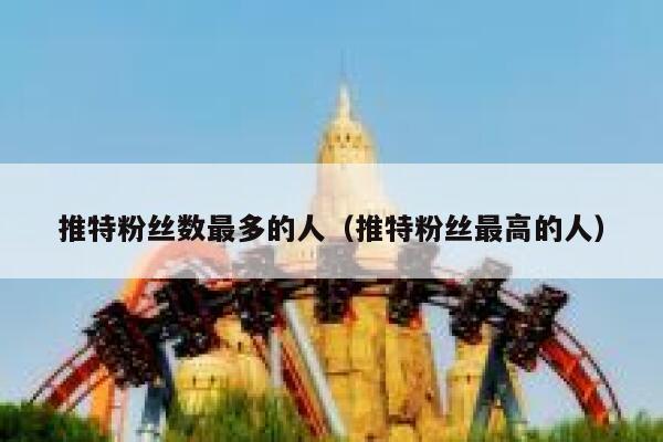 推特粉丝数最多的人（推特粉丝最高的人） 第1张
