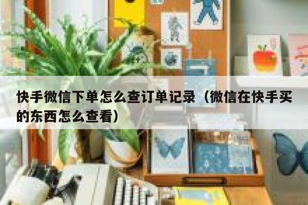 快手微信下单怎么查订单记录（微信在快手买的东西怎么查看） 第1张