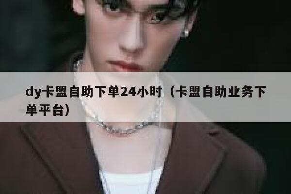 dy卡盟自助下单24小时（卡盟自助业务下单平台） 第1张