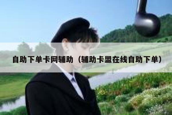 自助下单卡网辅助（辅助卡盟在线自助下单） 第1张