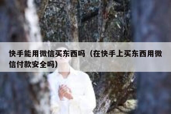 快手能用微信买东西吗（在快手上买东西用微信付款安全吗） 第1张