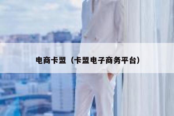 电商卡盟（卡盟电子商务平台） 第1张