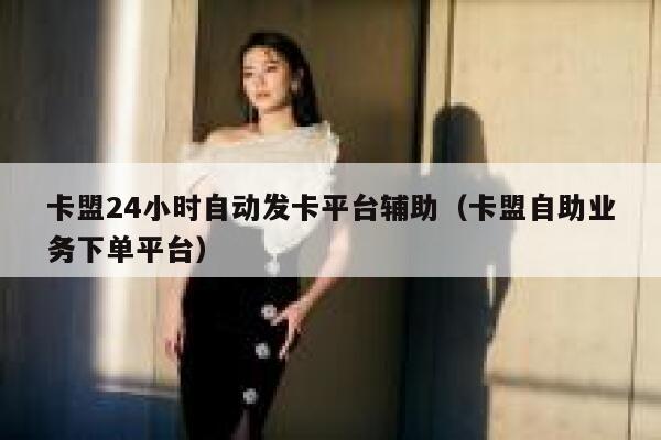 卡盟24小时自动发卡平台辅助（卡盟自助业务下单平台） 第1张