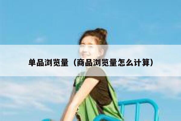 单品浏览量（商品浏览量怎么计算） 第1张