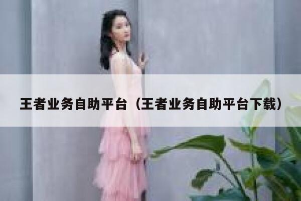 王者业务自助平台（王者业务自助平台下载） 第1张