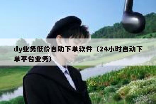 dy业务低价自助下单软件（24小时自动下单平台业务） 第1张