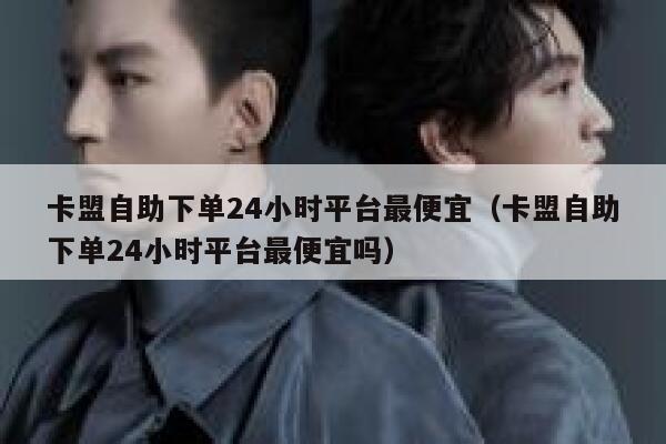 卡盟自助下单24小时平台最便宜（卡盟自助下单24小时平台最便宜吗） 第1张