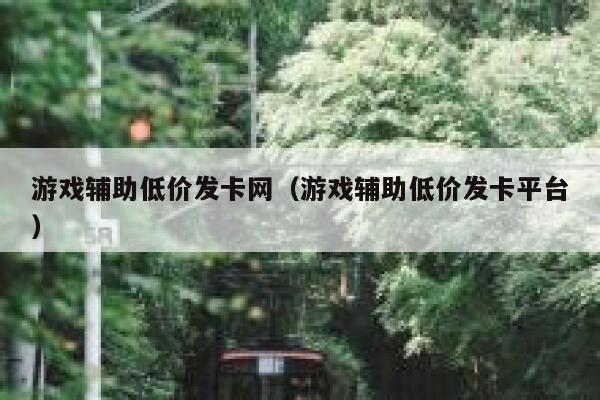 游戏辅助低价发卡网(游戏辅助低价发卡平台) 第1张 游戏辅助低价发卡网(游戏辅助低价发卡平台) 第1张