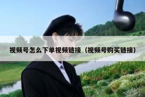 视频号怎么下单视频链接（视频号购买链接） 第1张