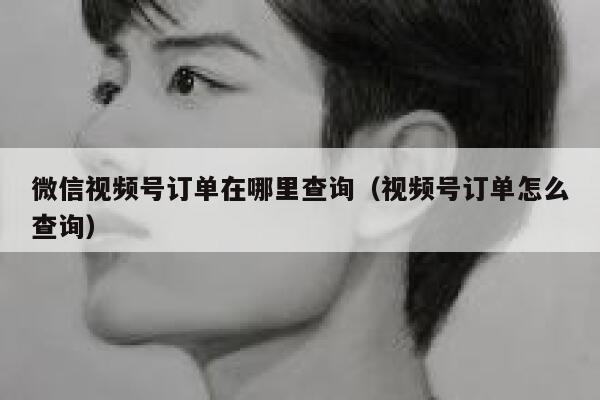 微信视频号订单在哪里查询(视频号订单怎么查询) 第1张 微信视频号订单在哪里查询(视频号订单怎么查询) 第1张