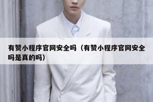 有赞小程序官网安全吗（有赞小程序官网安全吗是真的吗） 第1张