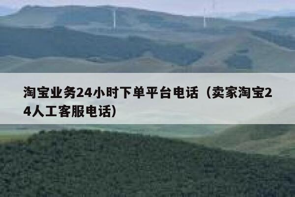 淘宝业务24小时下单平台电话(卖家淘宝24人工客服电话) 第1张 淘宝业务24小时下单平台电话(卖家淘宝24人工客服电话) 第1张