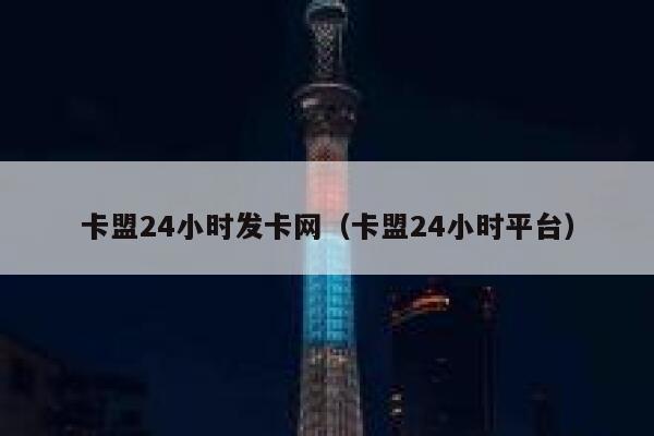 卡盟24小时发卡网（卡盟24小时平台） 第1张