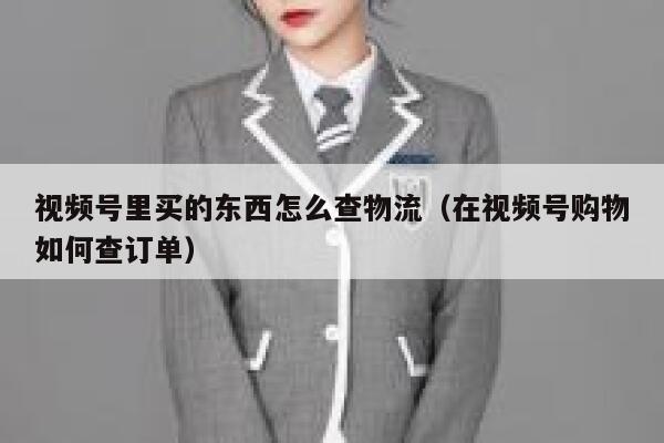 视频号里买的东西怎么查物流（在视频号购物如何查订单） 第1张