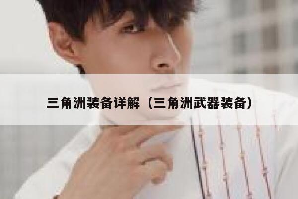 三角洲装备详解（三角洲武器装备） 第1张